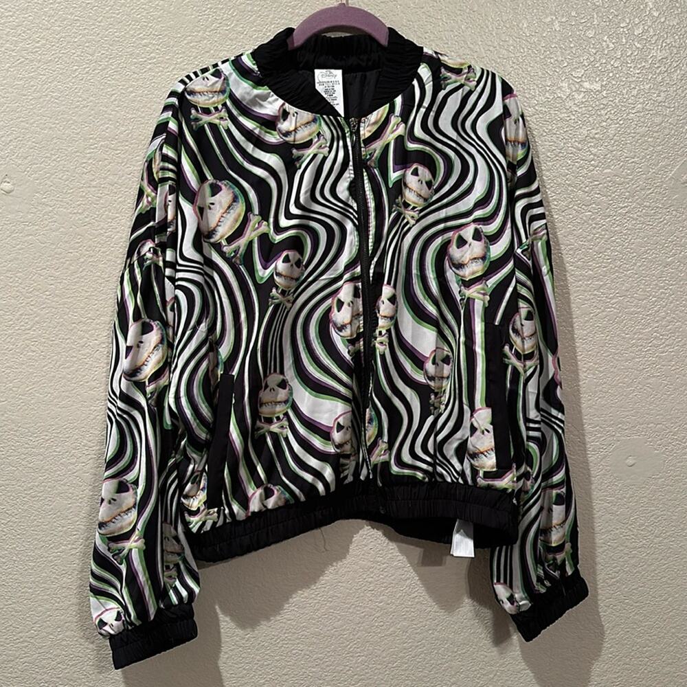 NWT Disney Parks Nightmare Before Christmas Jack Bomber Jacket XS M XL 1X 2X 3X